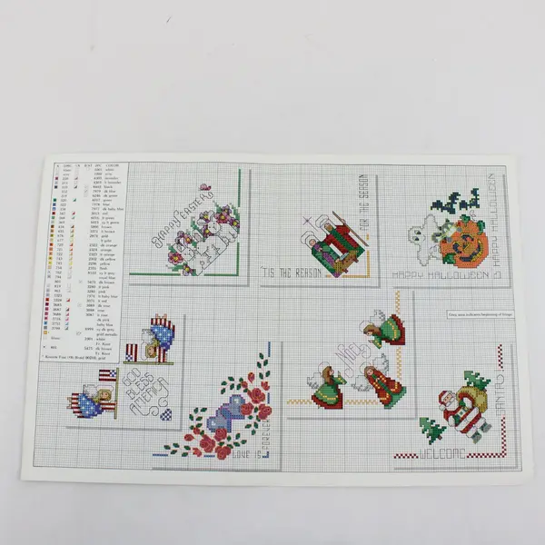 Vintage 1992 Leisure Arts More Holiday Bread Cloths by Deborah Lambein #2318