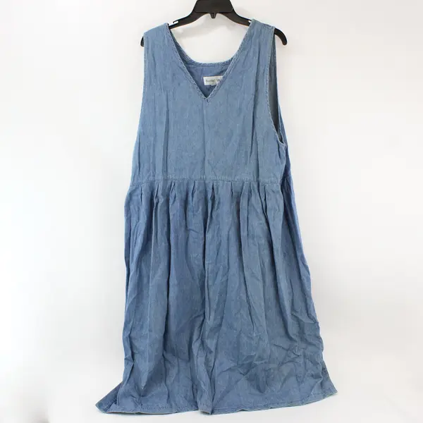 Baxter & Wells Sleeveless Denim Midi Dress Women's Size 12