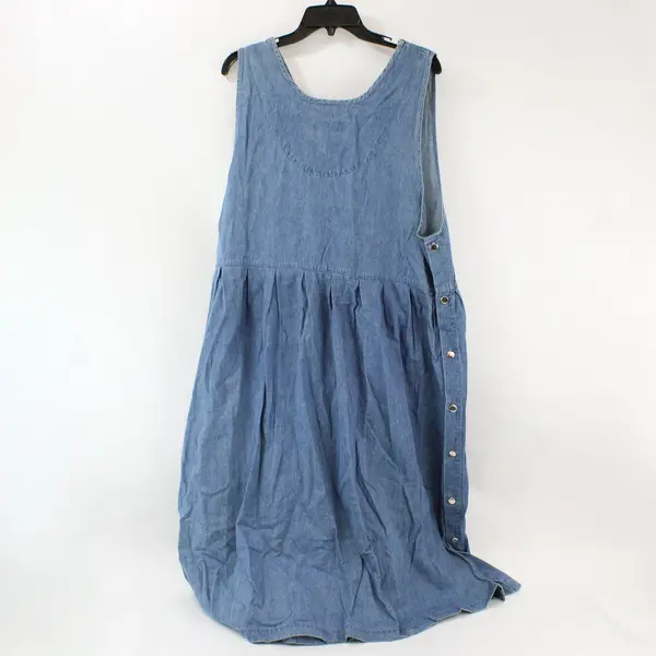Baxter & Wells Sleeveless Denim Midi Dress Women's Size 12