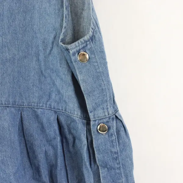 Baxter & Wells Sleeveless Denim Midi Dress Women's Size 12