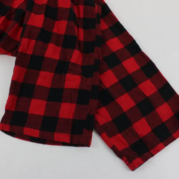 Redhead Red and Black Size L Drawstring Pajama Pants