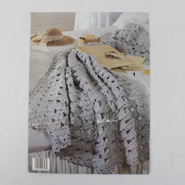 Vintage 1994 Leisure Arts Quick & Easy Shell Afghans Carole Prior 