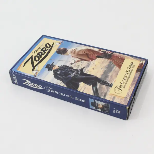 Disney’s Zorro: The Secret of El Zorro VHS Tape 1990 Vol. 1, 1994, #338 