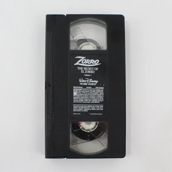 Disney’s Zorro: The Secret of El Zorro VHS Tape 1990 Vol. 1, 1994, #338 