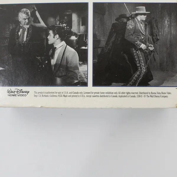 Disney’s Zorro: The Secret of El Zorro VHS Tape 1990 Vol. 1, 1994, #338 