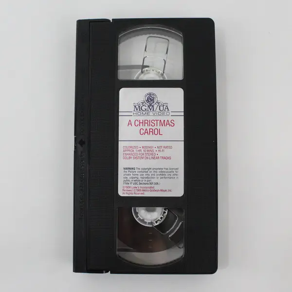 MGM/UA A Christmas Carol VHS 1988 Colorized Version M201451