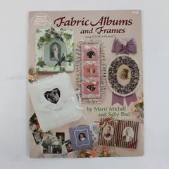1992 AS Needlework Fabric Albums/Frames Cover-A-Frame Marti Michell Sally Paul