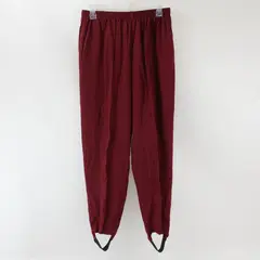 Jolie Femme Maroon Red Stirrup Pants Women's Medium