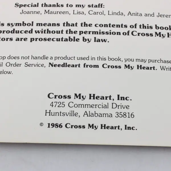 Vintage Cross My Heart Totally Towels Melinda 1986 Counted Cross Stitch Booklet