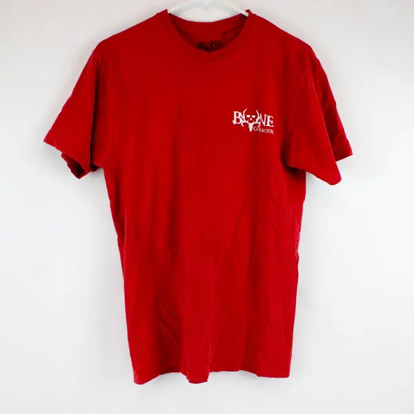 Bone Collector Men's Red T-Shirt Short Sleeve Hunting Tee Size M 38-40