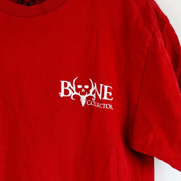 Bone Collector Men's Red T-Shirt Short Sleeve Hunting Tee Size M 38-40