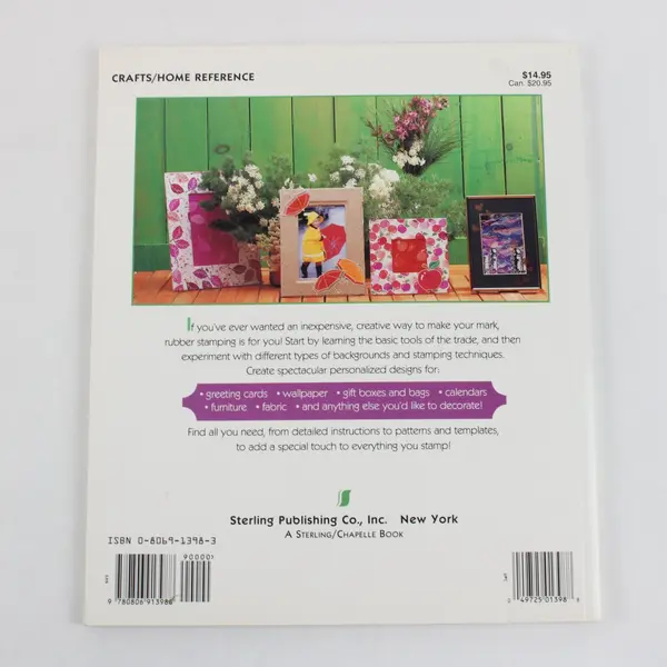 Vintage The Great Rubber Stamp Book Designing Making Using Dee Gruenig 1997 PB