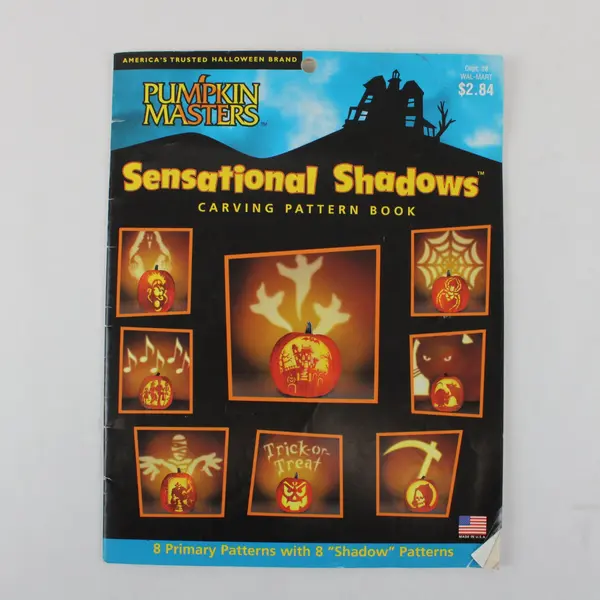 Pumpkin Masters Sensational Shadows Carving Pattern Book Martha Zellner 2003 Pbk