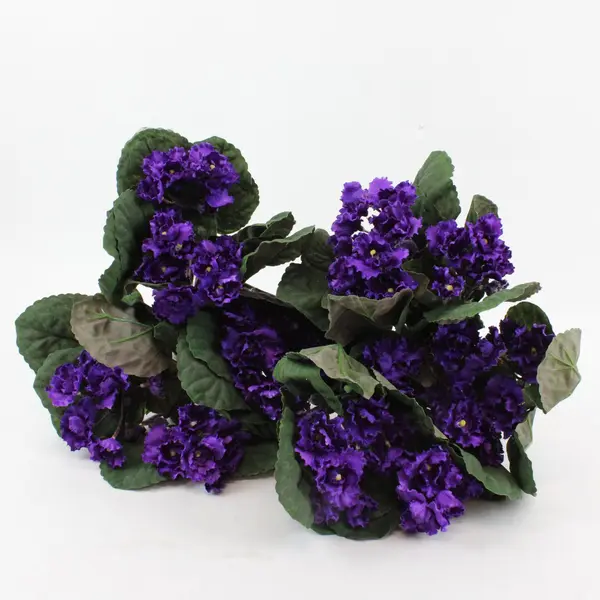 Lot of 6 Sullivans Artificial African Violets Faux Flowers Home Decor
