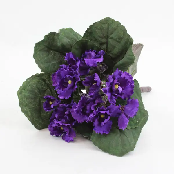 Lot of 6 Sullivans Artificial African Violets Faux Flowers Home Decor