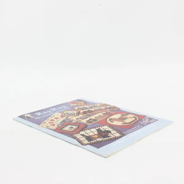 Vintage Original Rugpoint Rag Rug Beginner Squares 1985 From Design Originals PB