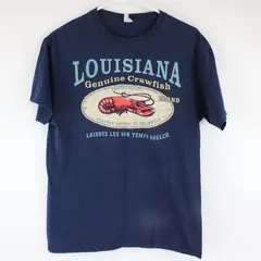 Fruit of the Loom Louisiana Genuine Crawfish Short Sleeve Shirt Size M