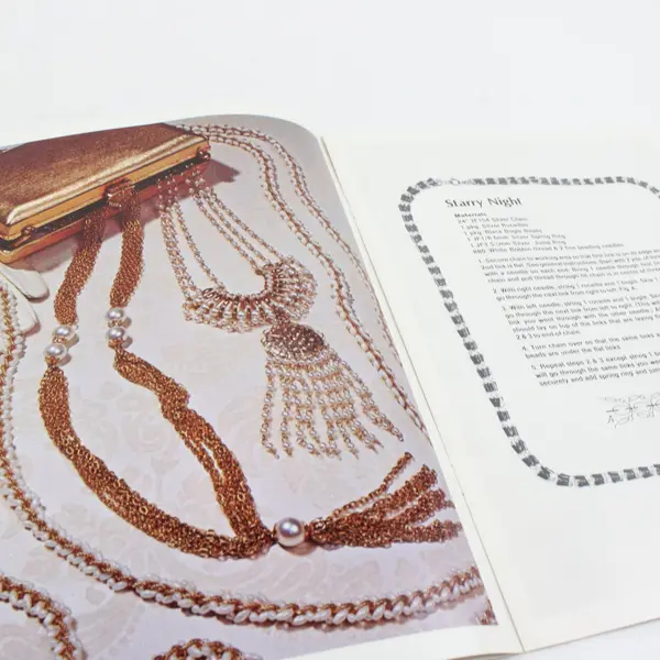 Vintage 1974 Bejeweled Chains Instruction Booklet 0409 Harold Mangelsen & Sons