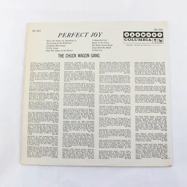 Harmony Chuck Wagon Gang Perfect Joy 12-Inch LP Vinyl Record HL 7264