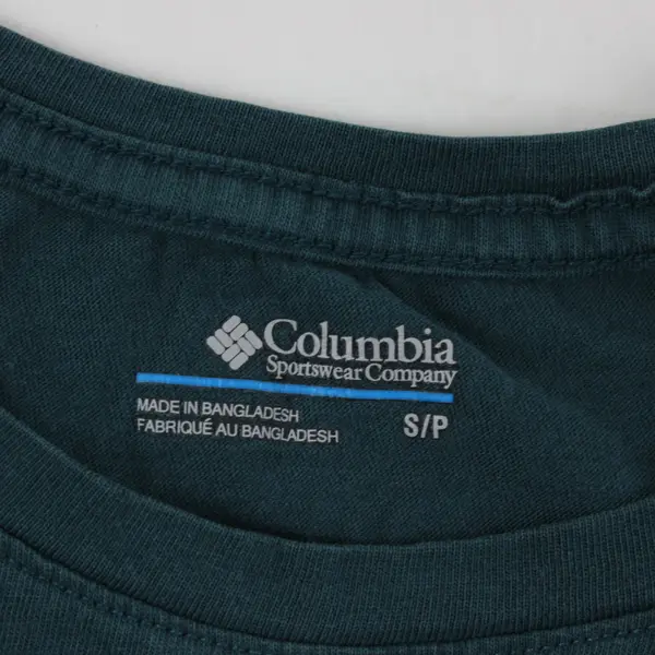 Columbia Sportswear "Escape to Nature and Back" Dark Turquoise T-Shirt Women's S