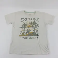 Wonder Nation Off White Explore Your World Short Sleeve T-Shirt Youth L 10-12