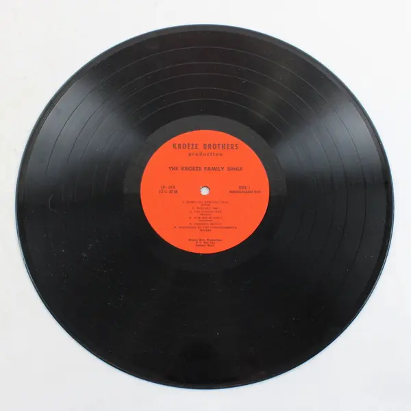 Kroeze Bros. Evangelistic Team The Kroeze Family Sings 12" LP LP 103
