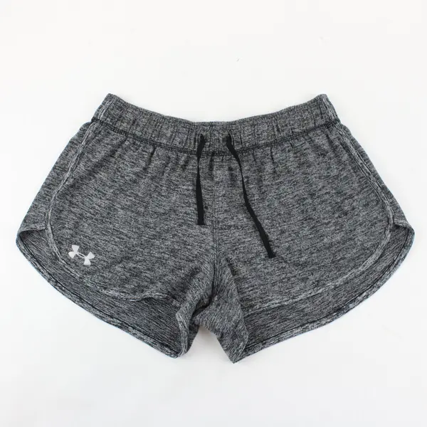 Under Armour Women's S Gray Specked Drawstring Shorts 