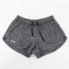 Under Armour Women's S Gray Specked Drawstring Shorts 
