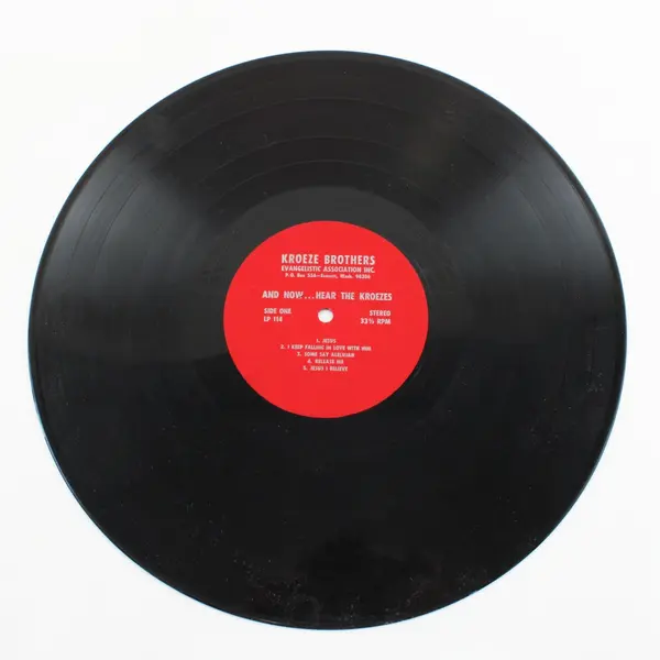 And Now...Hear The Kroezes LP 114 12" Vinyl Record Folk Gospel