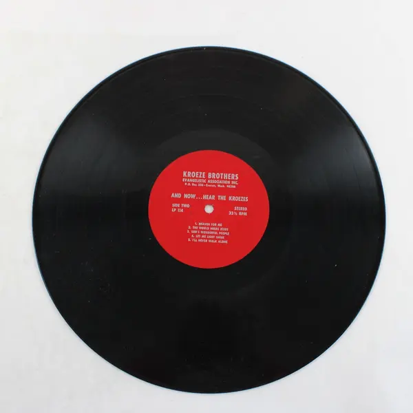And Now...Hear The Kroezes LP 114 12" Vinyl Record Folk Gospel