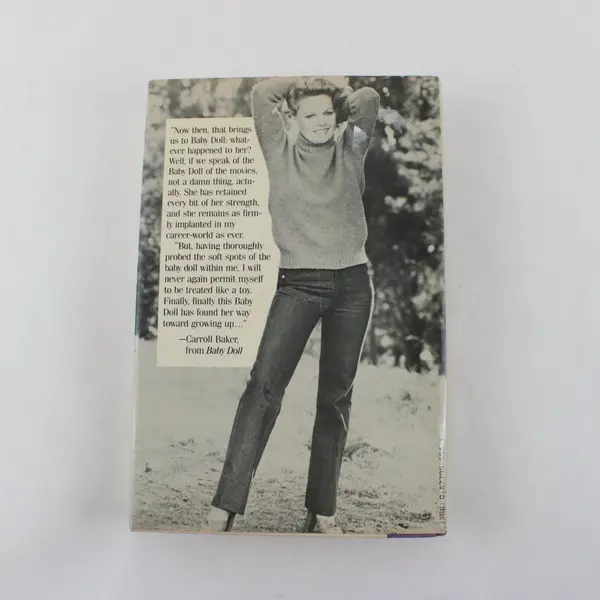 Baby Doll: An Autobiography by Carroll Baker Hardcover Vintage Book