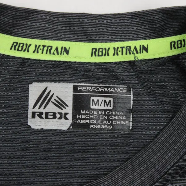 RBX X-Train X-Dri Performance Tank Gray Men's M RN3619