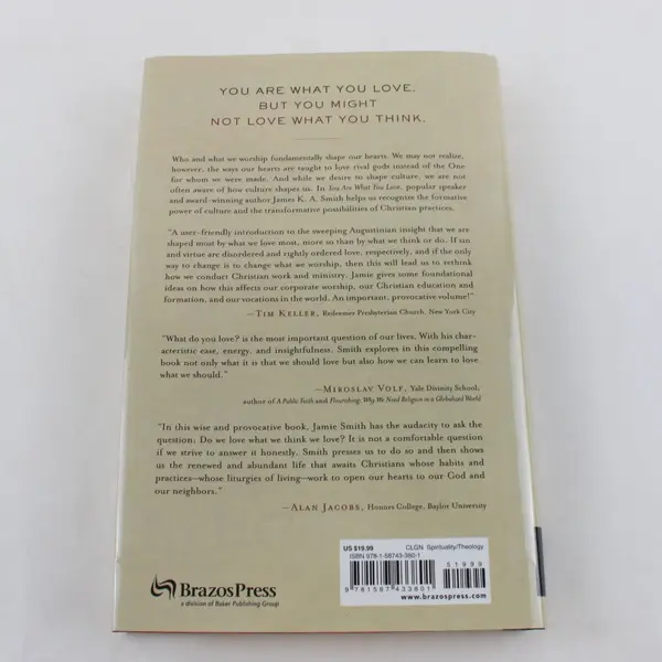 You Are What You Love Spiritual Power of Habit James K.A. Smith Cloth 2016