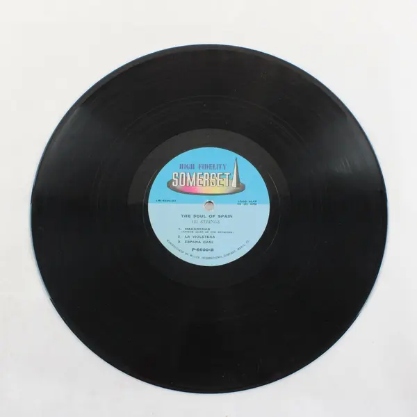 101 Strings The Soul of Spain  12" Vinyl Record  P-6600