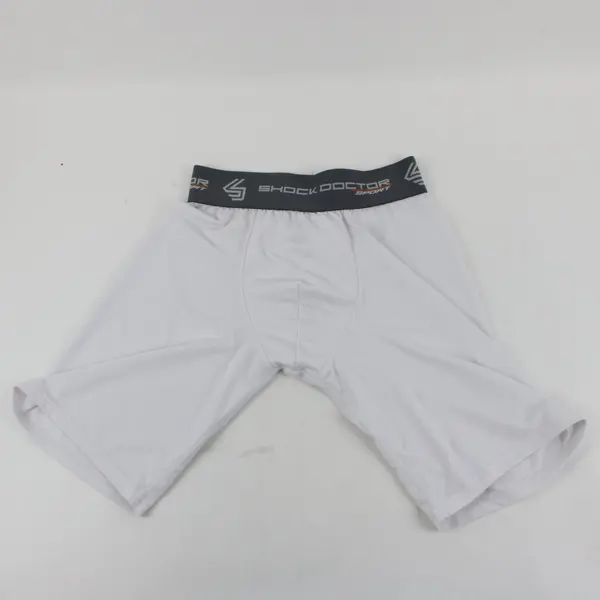 Shock Doctor Sport White Compression Shorts Men's Medium