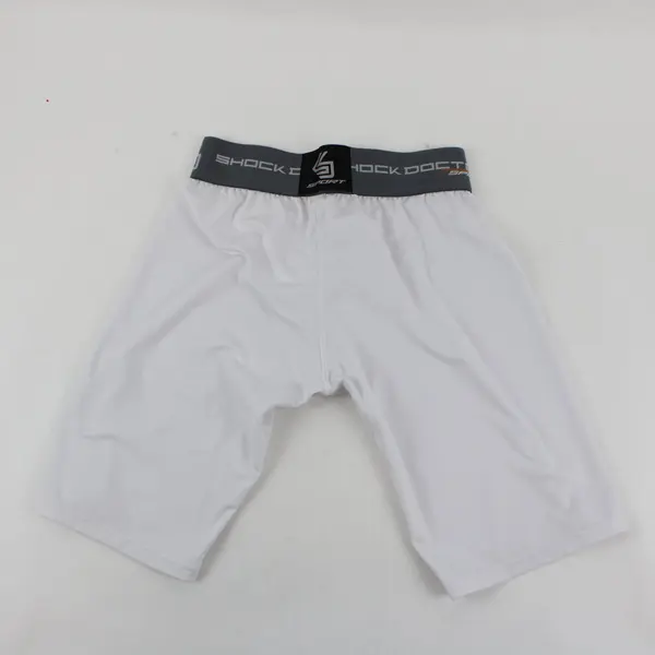 Shock Doctor Sport White Compression Shorts Men's Medium
