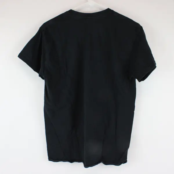 Gildan Black "Believe in the Magic" Santa Claus Short Sleeve T-Shirt Men's M