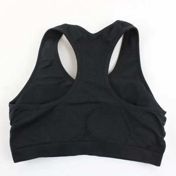 Jockey Black Racer Back Padded Sports Bra Size M