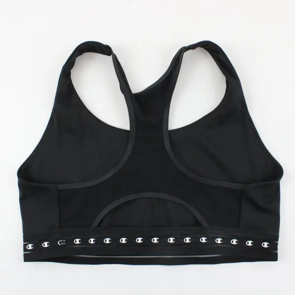 Champion Black Racer Back Sports Bra Unmarked Size
