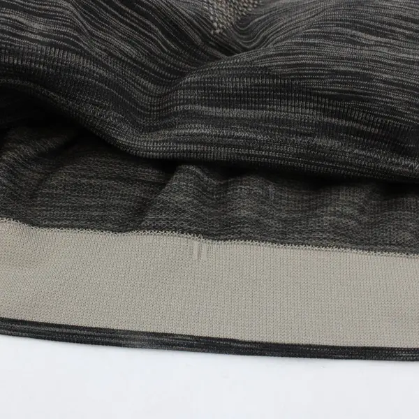 Jockey Black and Gray Racer Back Padded Sports Bra Size L