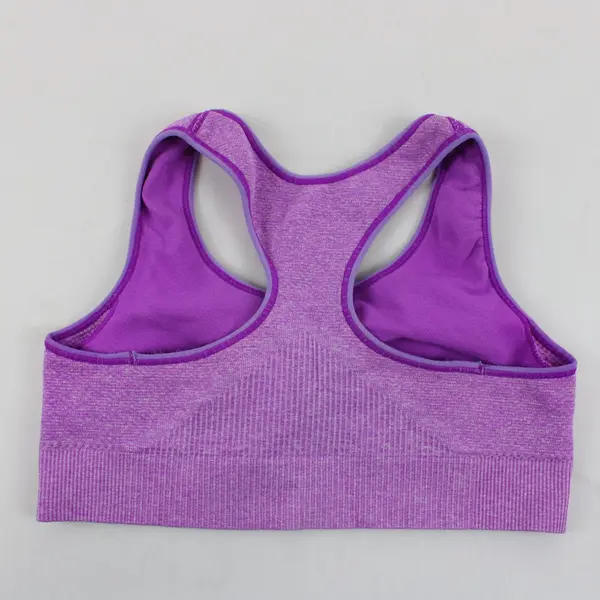 Champion Purple No Padding Racer Back Sports Bra Size M