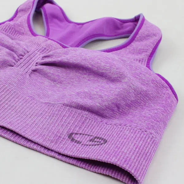 Champion Purple No Padding Racer Back Sports Bra Size M