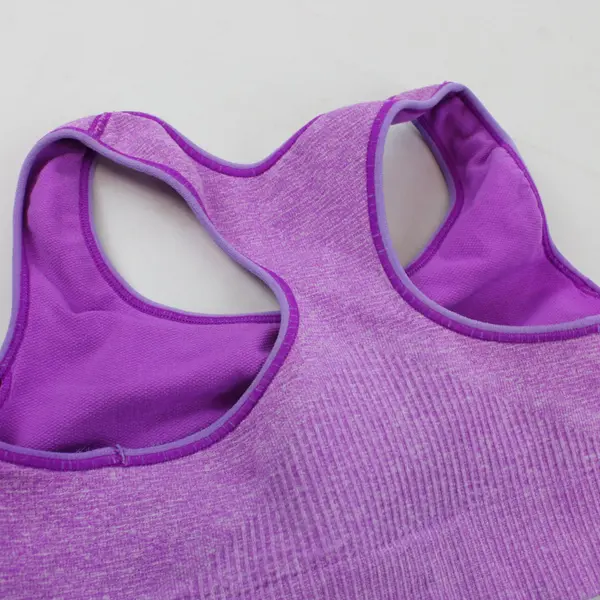 Champion Purple No Padding Racer Back Sports Bra Size M