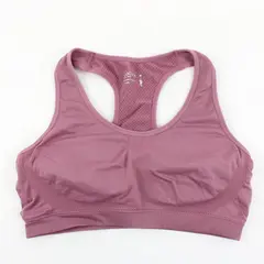 Jockey Purple Racer Back Padded Sports Bra Size M