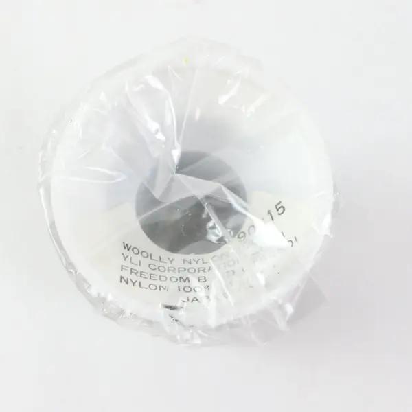 Lot of 2 YLI Corp Woolly Nylon Thread Spools Black Burgundy Japan