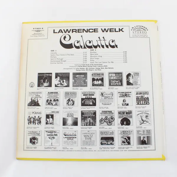 Lawrence Welk Calcutta 12" Vinyl LP Ranwood R 8024