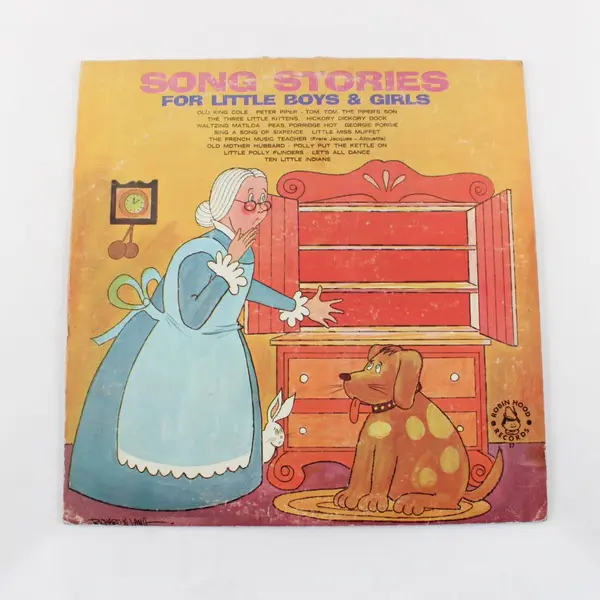 Song Stories for Little Boys & Girls 12" Vinyl LP 1962 Robin Hood RH 27