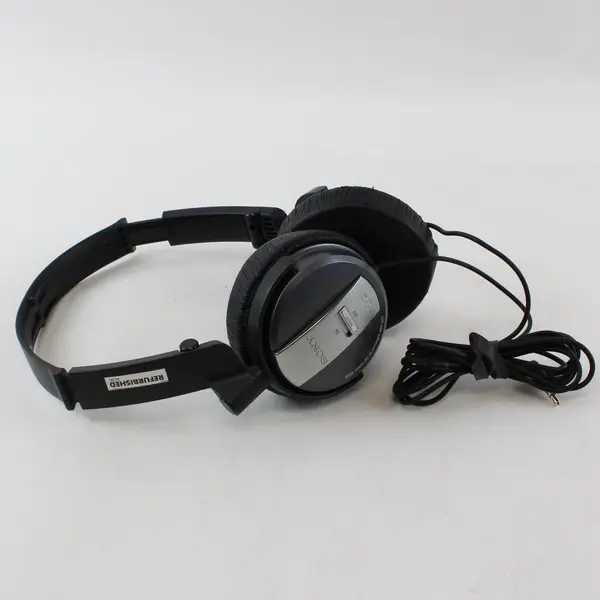 Sony MDR-NC7 Noise Canceling Headphones Black Foldable Used