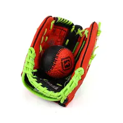 Franklin Sports NeoGrip Youth T-Ball Glove + Ball Red Black Green Boys/Girls