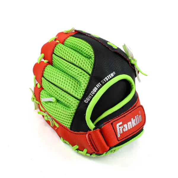 Franklin Sports NeoGrip Youth T-Ball Glove + Ball Red Black Green Boys/Girls